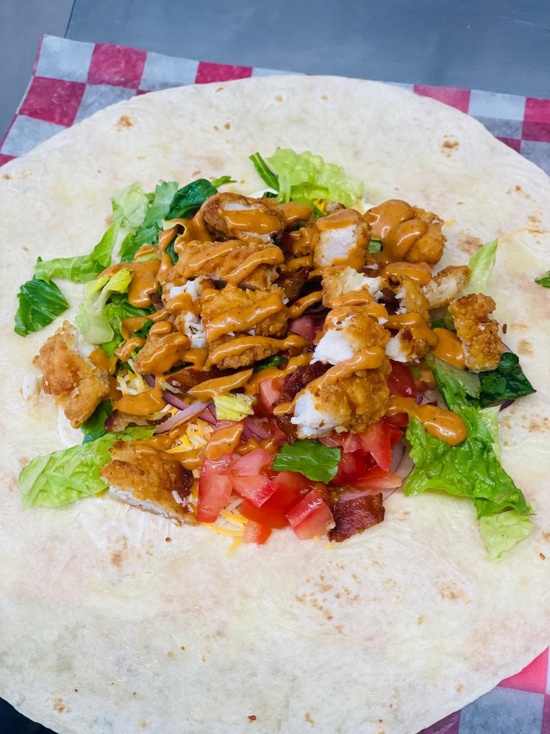 Fried Chicken Wrap